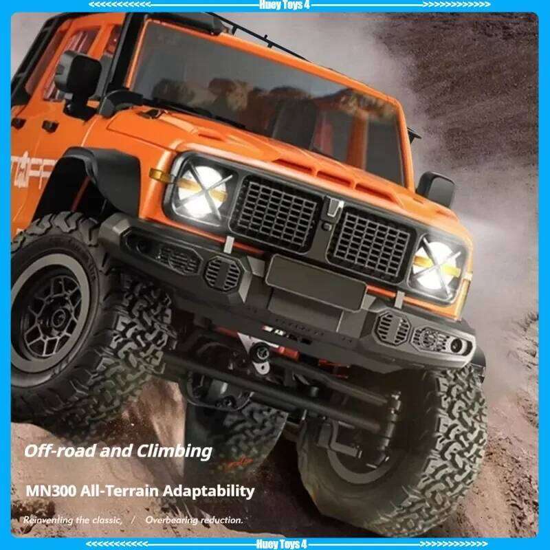 New Mn Mn300 Tank Remote Control Car Rc Climbing Four-Wheel Drive Off-Road Vehicle Model Toy Boy Gift C260305
