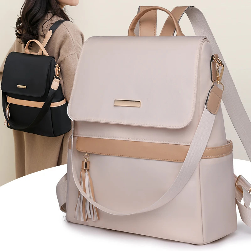 1 anti-theft medium-sized classic backpack with black minimalist adjustable shoulder straps perfect for outdoor travel and ba260228