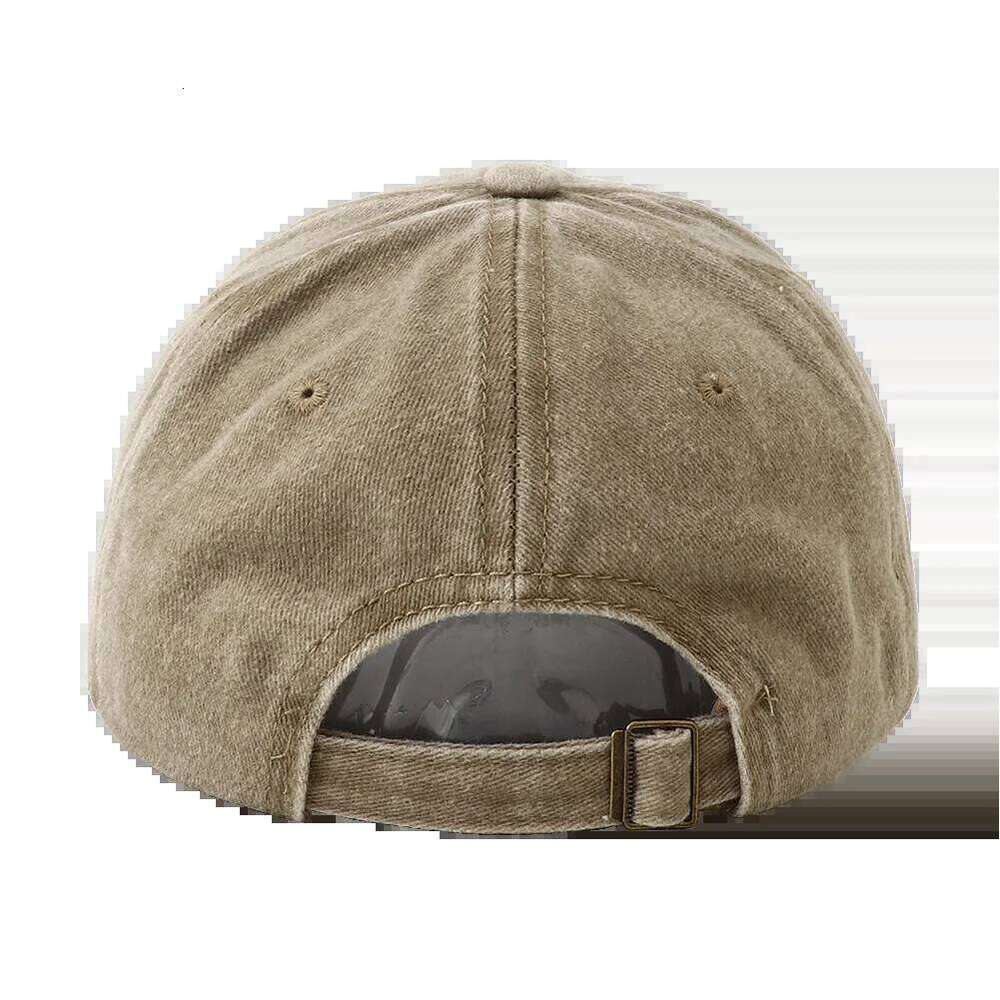 2025 New Retro Washed Cotton Baseball Cap Unisex Letter Embroidery Caps Adjustable Casual Outdoor Streetwear Sports Dad Hats Y260304