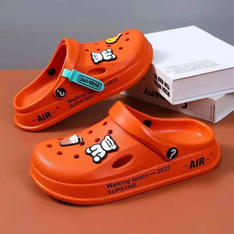 2024 Women Hole Girl Beach Eva Light Sandals Home Slippers Outdoor Summer Wading Sneaker Non-Slip Shoes