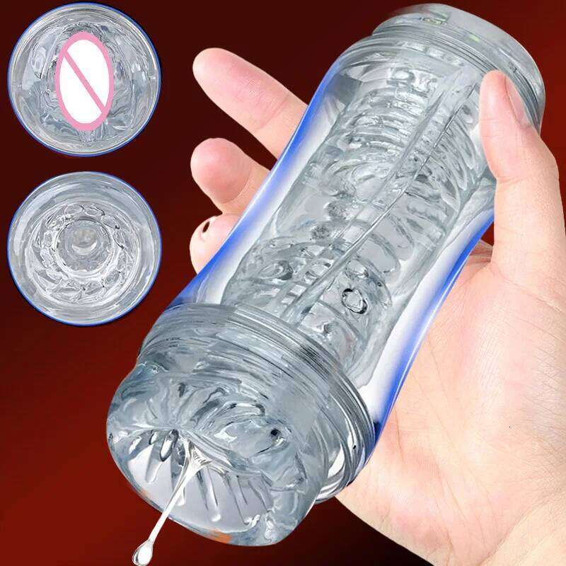 Men's Penis Trainer Realistic Endurance Exercise Products Pocket Pussy Adult Sexy Sex Toy For Men W260305