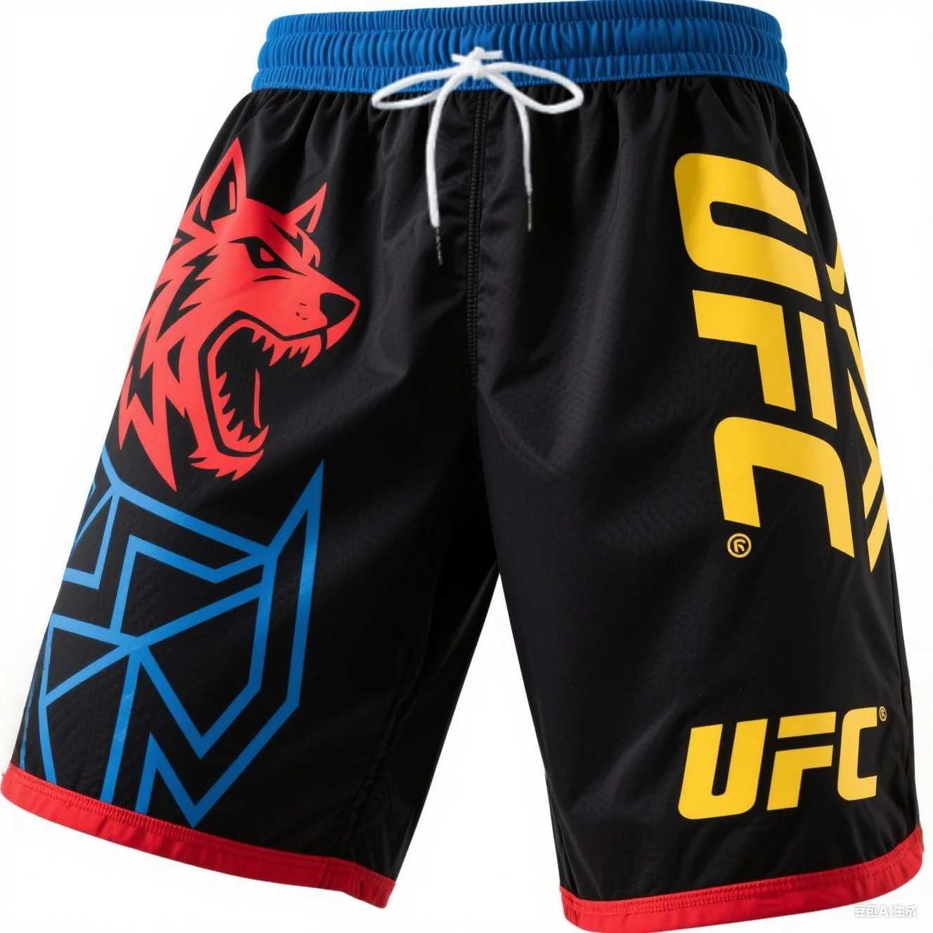 2026 Summer Mens Boxing Training Shorts 3D Printed Plus Size Mens Shorts XXS-6XL Mesh Breathable and Quick-Drying Plus X260306