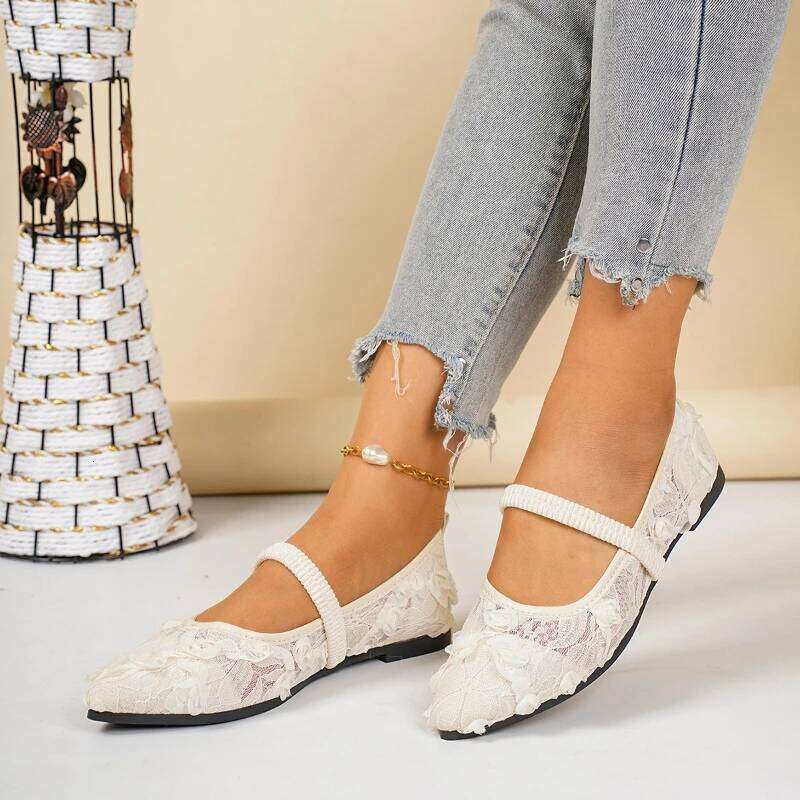 Spring 2025 New Women's Pointed Fashion Casual Single Comfortable Soft soled Flat Shoes