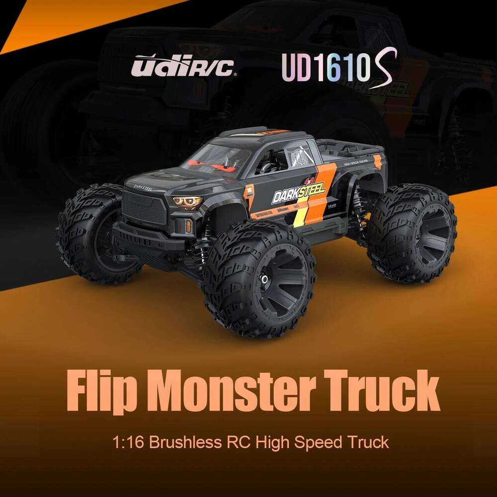 UD1610s RC Crawler 1/16 Brushless Remote Control Car Flip Off-Road Climbing Vehicle UDIRC Simulation Model Toy for Adults C260305