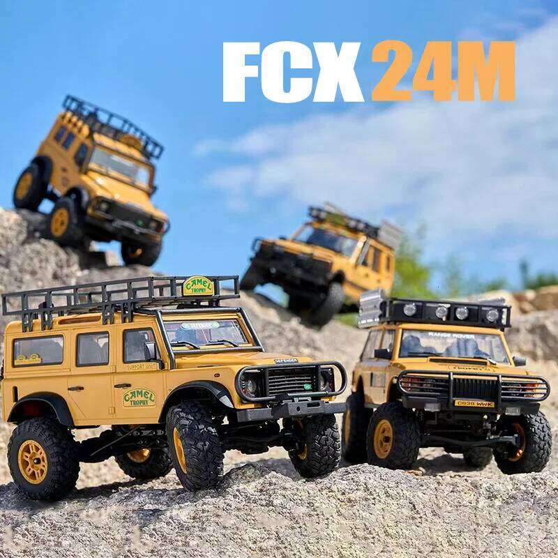 FMS 1/24 FCX24M Camel Trophy Series RC Remote Control Off-Road Four-Wheel Electric Vehicle Model Toy Climbing Car C260305