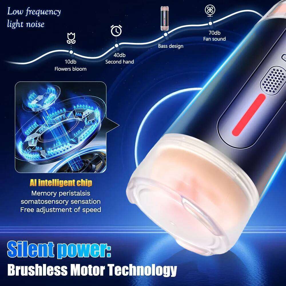 Automatic Male Masturbator Heating Pussy Sexy Moan Vibration Blowjob Machine Penis Masturbation Cup Sex Toys For Men W260305