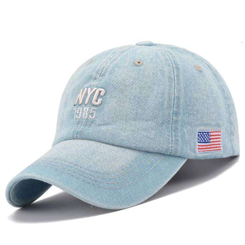 2024 Denim Baseball Men Women Embroidery Letter Jeans Snapback Hat Casquette Summer Sports Hip Hop Cap Gorras Unisex hats Y260304