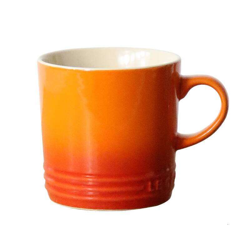 Cool Color Rainbow 6-Piece Set Gift Box Ice Cr Milk LE CREUSET Coffee Cup Cerc Material French Sle adient Pattern 26L0306