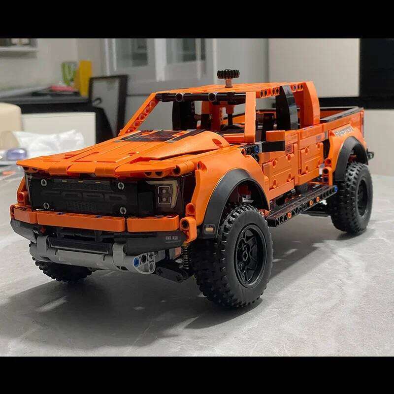 1379PCS Technical 1:10 F-150 Raptor Off Road Car Building Blocks Pick-up Vehicle Assemble Bricks Toys Gifts For Boy Kids Z260305