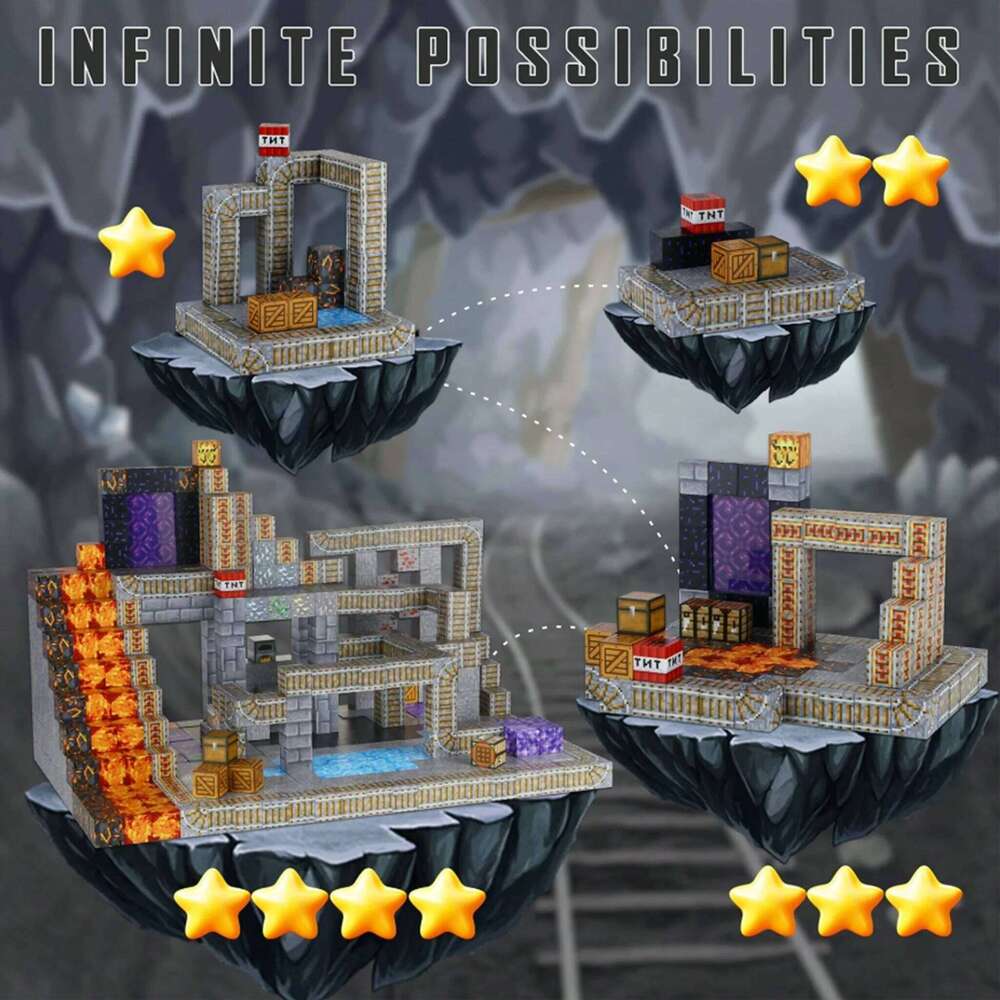 297 Magnetic DIY random plastic stacked creative shape educational structure station toy building blocks Z260305