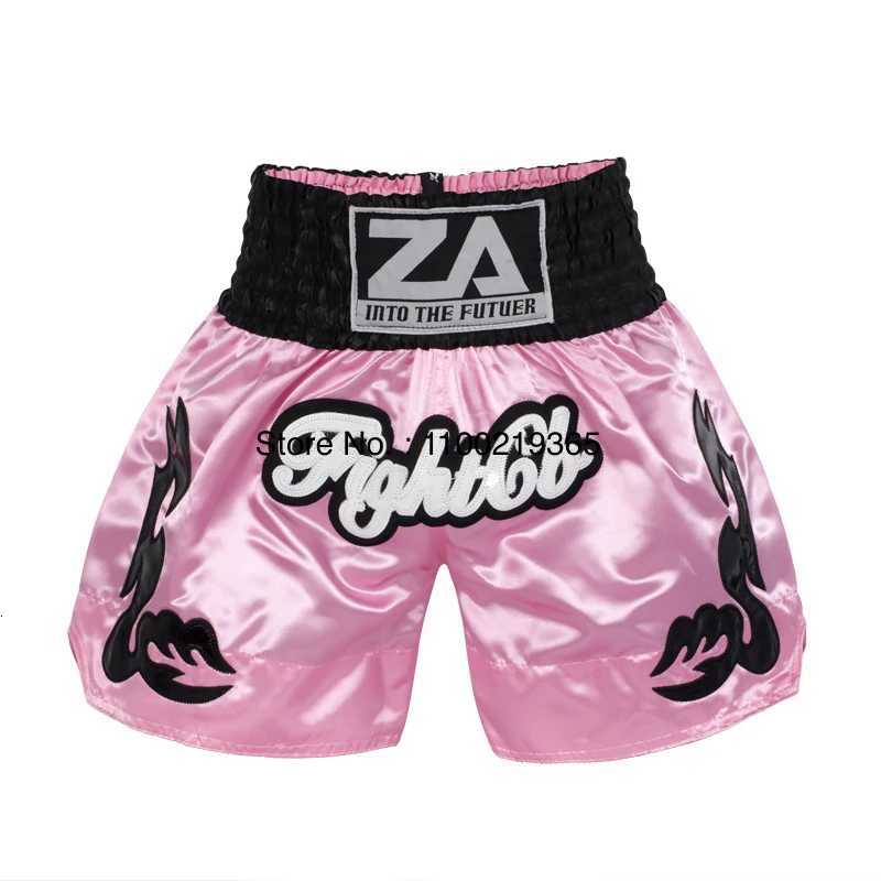 Boxing Shorts for Men Women Kids Muay Thai Shorts Sanda Martial Arts MMA Clothing Gym Fitness Training Fight Kickboxing Pants X260306