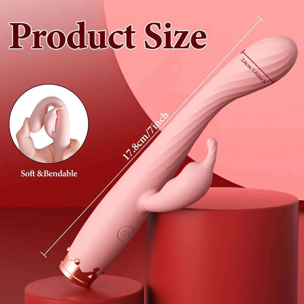 Powerful Rabbit Vibrator For Women Clitoris Stimulator Female G Spot Vibrating Vagina Masturbator Adult Sexy Toys W260305