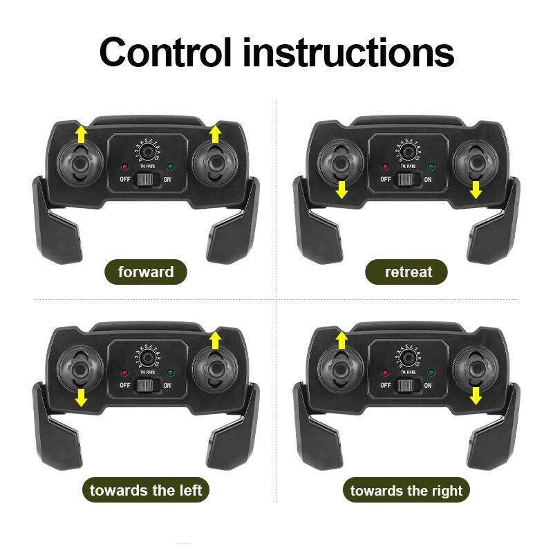 NEW 6-wheel drive Armored Heavy-duty Transport Vehicle Adjustable Speed Full-scale Climbing Off-road RC High-speed Car C260305