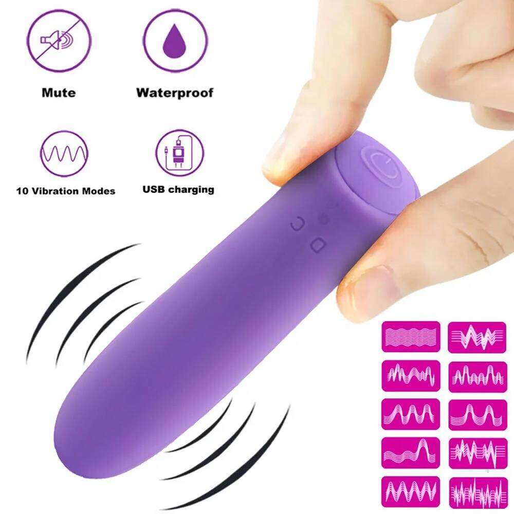 Wholesale Mini Bullet Vibrator for Women Sex G-spot Clitori Stimulator Female Maturbator Vagina Vibration Adult Erotic Toys W260305