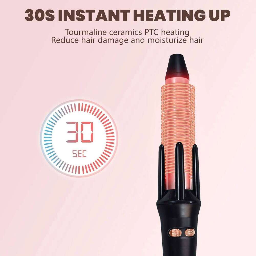 Auto Rotating Ceramic Automatic Styling Tool Iron Curling Wand Air Spin and Curl Curler Hair Waver 26Y0305