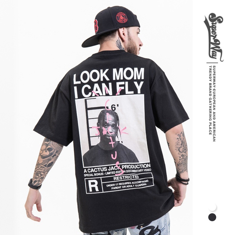 2026 American Trendy Brand Documentary Same Style Limited Crew Neck Loose Short-Sleeve T-Shirt for Men and Women