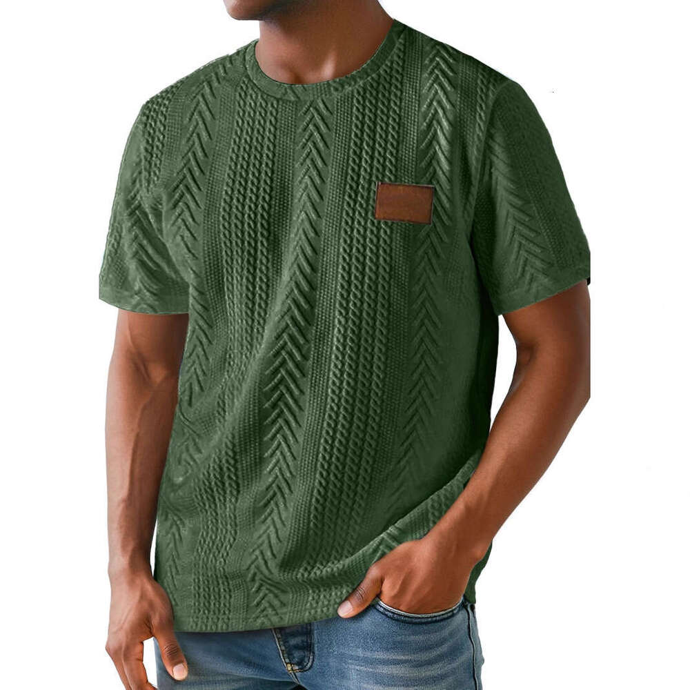 Summer European and American Cross-Border Men's 3D Digital Print Casual Loose Short Sleeve Youth Crew Neck T-Shirt for Men