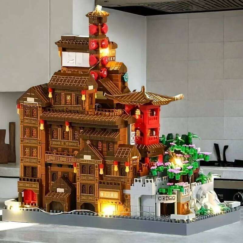 1846 Pieces of Hongyadong Puzzle Building Blocks, Creative Decorations and Room Decorations, Birthday, Valentine's Day/Christmas/Christmas Eve Ho
