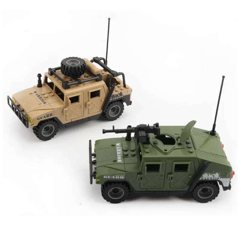 Building Assembly model Off-road Jeep assembly toy Hummer Boy army car Military building blocks Z260306