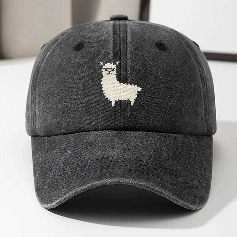 Cute Sheep Pattern Baseball Hat for Men and Women Versatile for Daily Leisure Duck Tongue Hat Travel Hat S260306