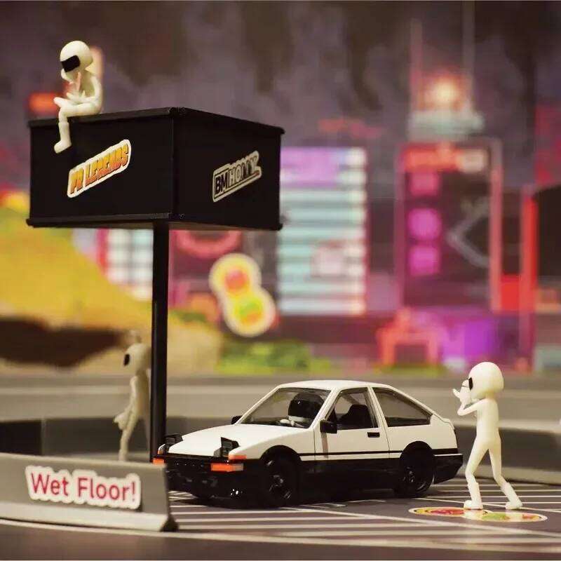 Bmrx-Fld 1:28 Mini Rc Car Ae86 Full Scale Rear Wheel Drive Electric Simulation Racing Toy Drift Fun For Ages 14 C260305