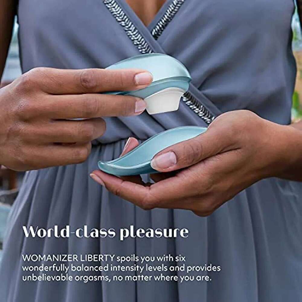 Womanizer Liberty Vibrator Sucking Toy for Women 6 Frequency Clitoral Orgasm Stimulation Massager W260305