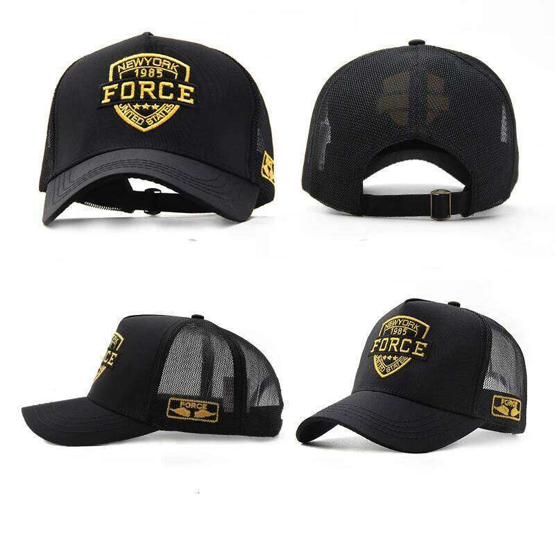 Mesh Baseball Cap Outdoor Sport Letter Snapback Hat for Women Unisex Breathable Caps Hip Hop Trucker Hats Summer Men Y260304