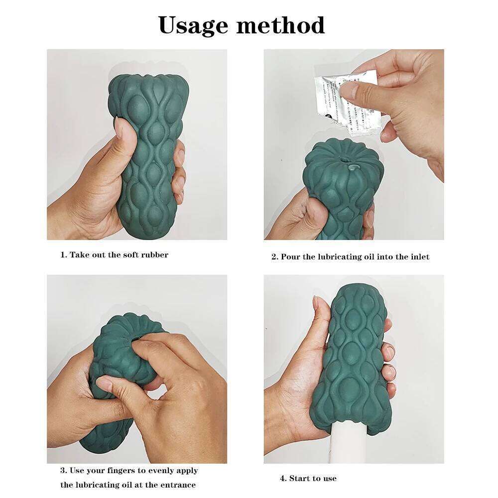 Male Soft Stimulating Penis Massager Silicone Stretchable Masturbator Sex Toys for Men Masturbation Cup Wholesale W260305