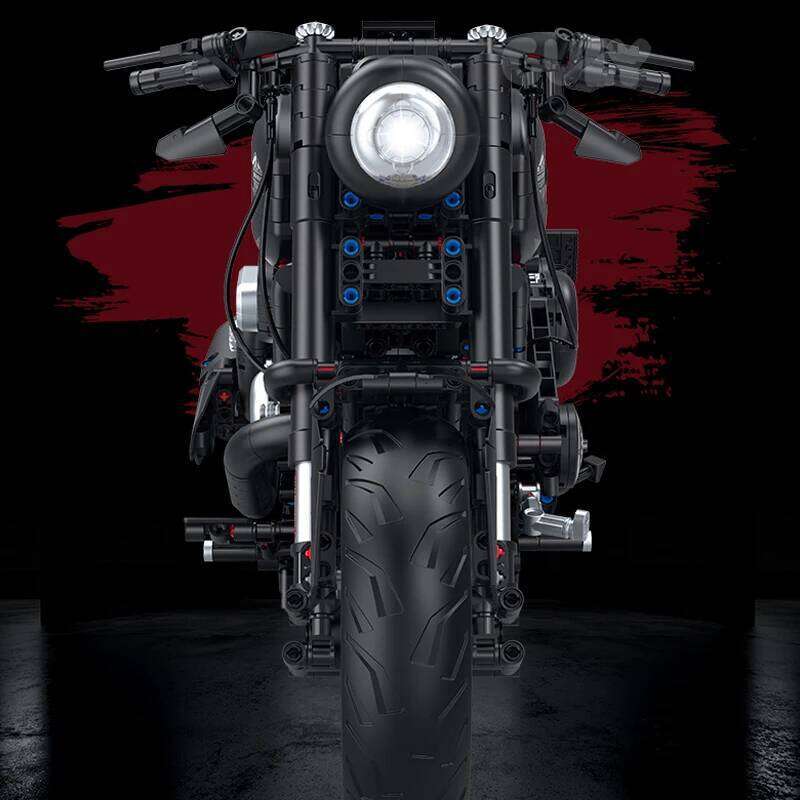 2000+pcs Super Racing Dark Motorcycle Technical Blocks Motorbike Model MOC Bricks Sets Gifts for Boys Adult Kids DIY Toys 1:5 Z260305