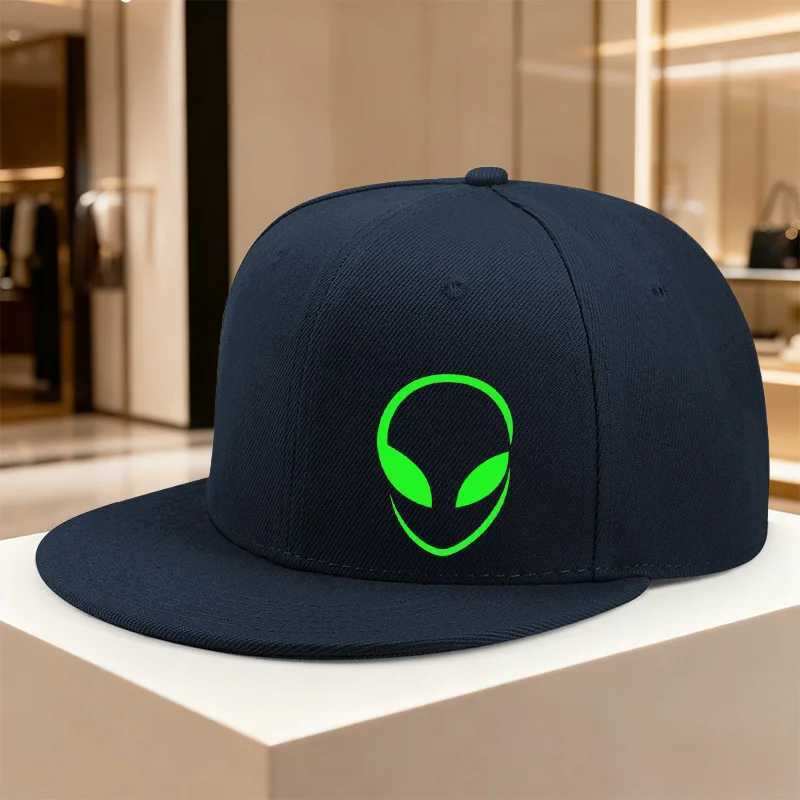 Alien Head Graphic Baseball Cap Unisex Adjustable Cotton Hip Hop Hat Casual Sport S260306