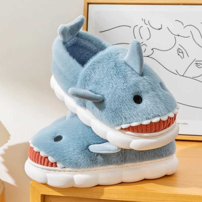 Fluffy Womens Slippers Home Flat Cute Cartoon Design Woman Shoes Trend Winter Platform Fuzzy Fur Slides Casual Indoor Footwear S260305