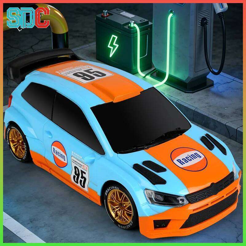 JJRC Q233 Mini 1/64 4WD Drift Racing RC Car with Lighting High-Speed Remote Control Toy for Children Birthday Gift C260305