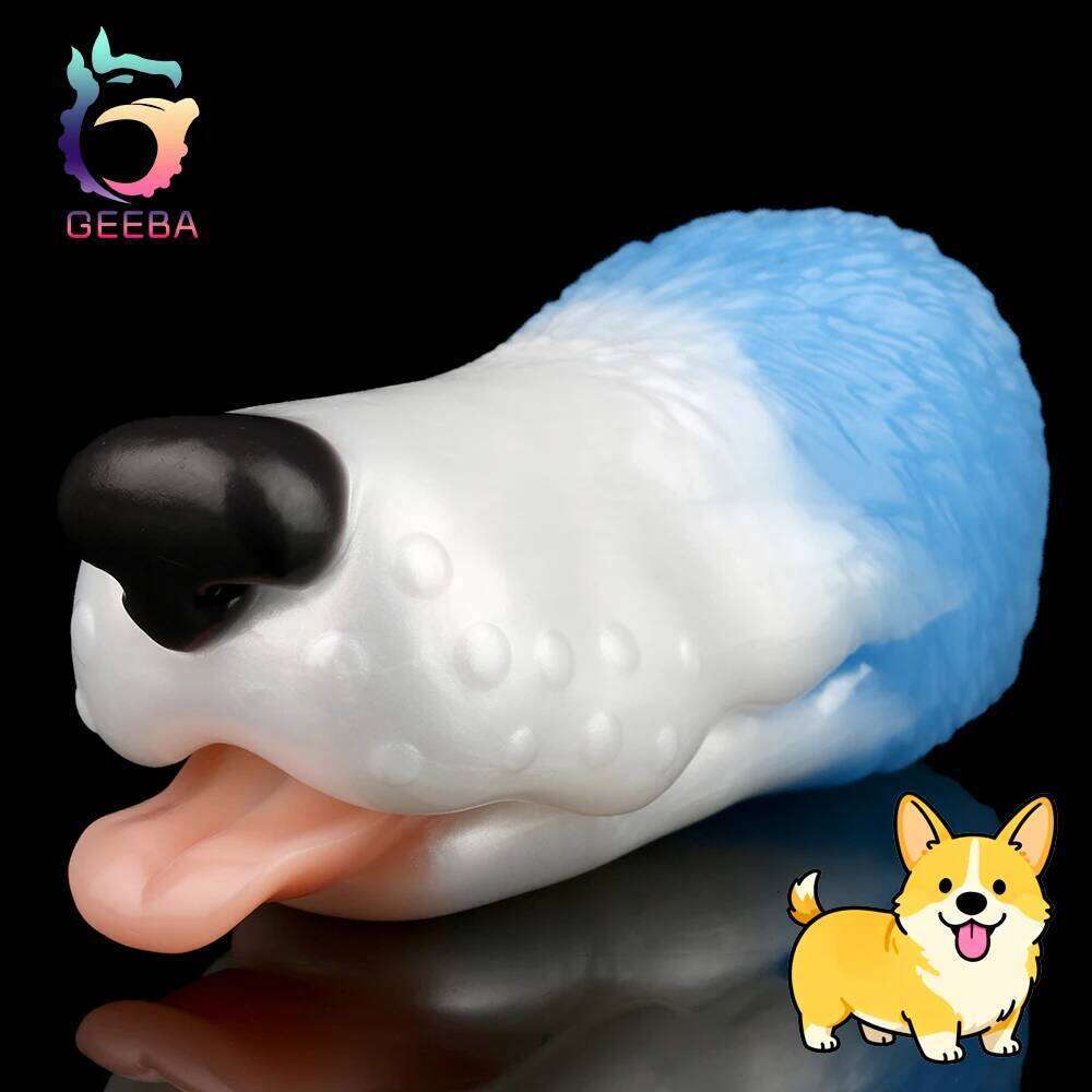 GEEBA Lifelike Dog Mouth Onahole For Men Silicone Single-channel Male Masturbator Realistic Vagina Pocket Pussy Stroker Sex Toys W260305