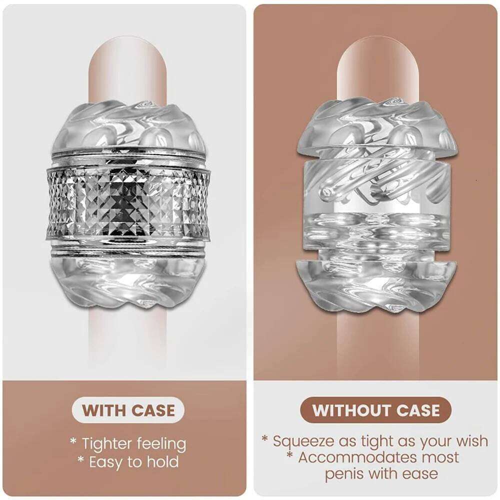 Portable Manual Male Mastubator Blowjob Penis Massage Masturbation Cup Sex Toys Adult Goods for Men Masturbate Glans Exercise W260305