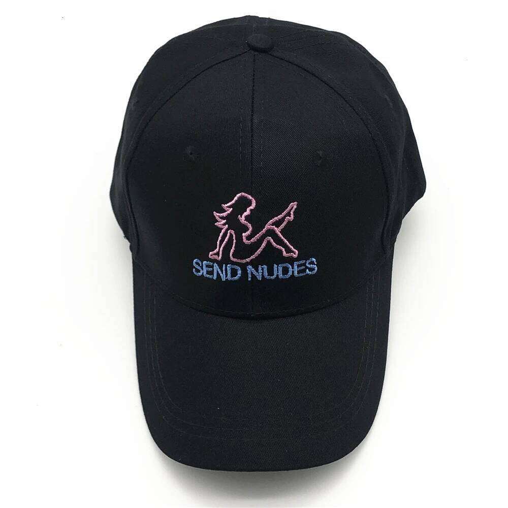SEND NUDES Baseball Cap Fashion Cotton Embroidery Snapback Men High Quality Summer Dad Hat Male Kpop Sports Dropship Y260304