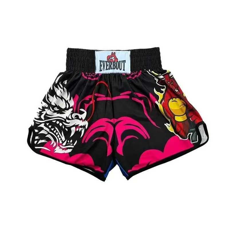 New 3D Printed Breathable Adult Fashion Sanda Fighting Boxing Shorts X2603061