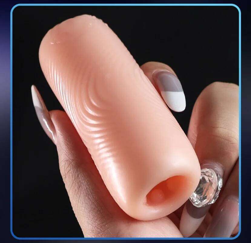 8.5cm Sex for Male Masturbator Soft Stick Manual Aircraft Cup Portable Penis Message Trainer Blowjob Sexy Pussy Adult Toys W260305
