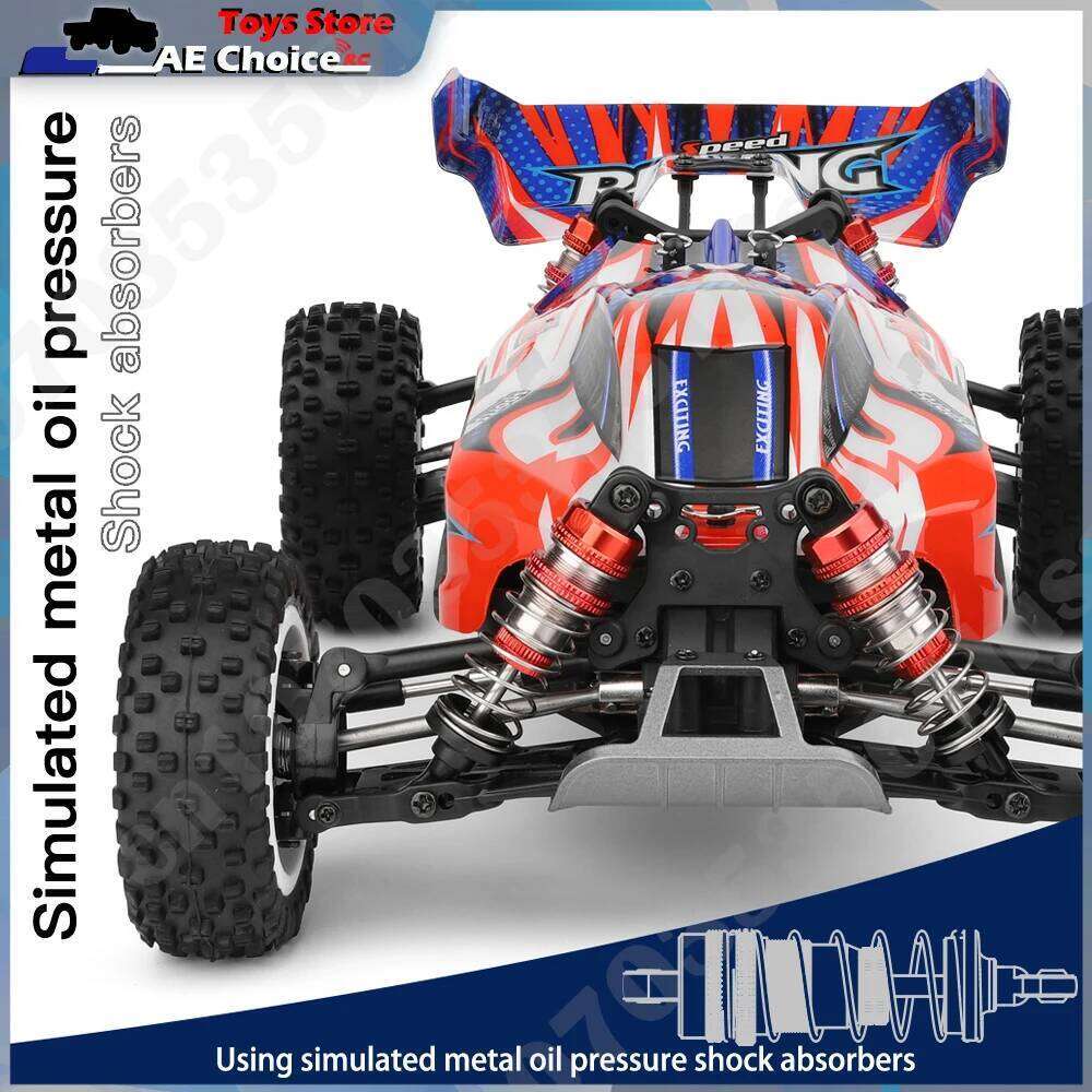 WLtoys 124008 1/12 V8 Brushless 65Km/H High Speed 4WD Drive Off-Road 2.4G 11.1V 1300mAh RC Car Toy Gift C260305