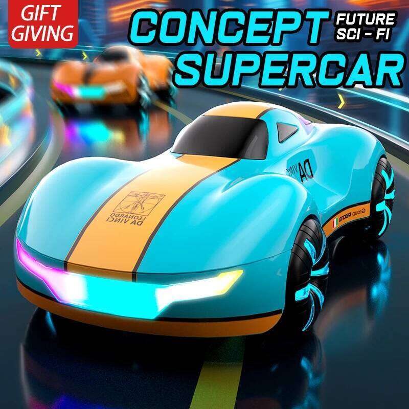Drift Stunt Car with Light Spray & Sound, 2.4GHz Hobby RC Cars Toy Kids, 360 Rotate, Birthday Gifts for Boys Girls 4-12 C260305