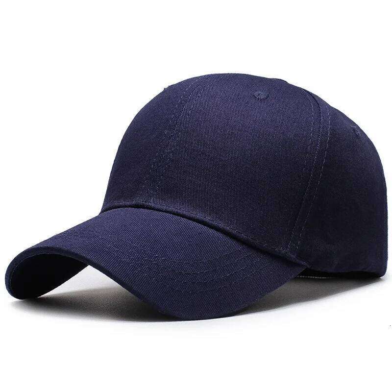 Classic Unisex Plain Baseball Cap with Adjustable Metal Buckle Closure, 100% Cotton and Multiple Colors Available Y260304