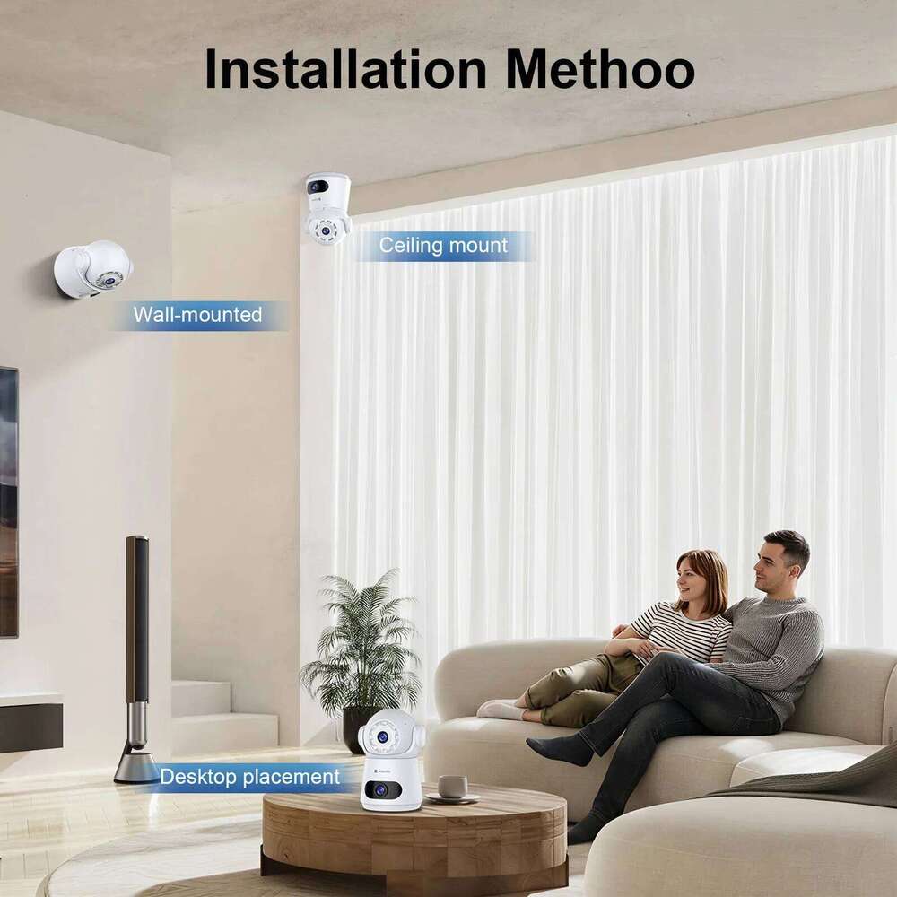 Videolife 4MP Monitoring WIFI Two-way Voice Intercom Automatic Body Tracking Full Color Night Vision Indoor Camera 26W0306