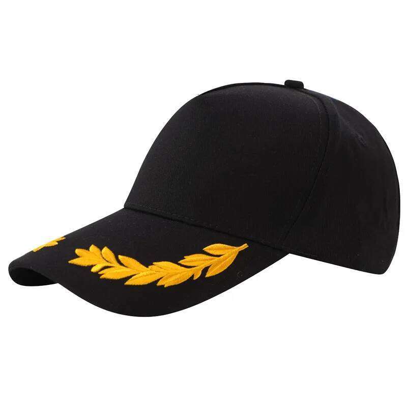 Customized logo printed casual wheat ear men's solid color snap sports women's baseball cap Y260304