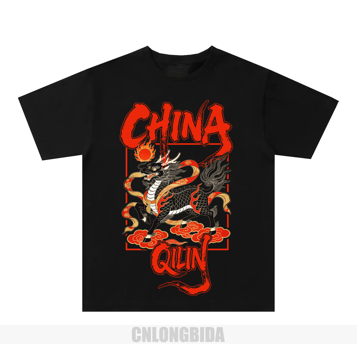 Men's T-Shirts Chinese style Summer Painted Cotton Crewneck Shirt Classic Streetwear Loose Short Sleeve High Quality Fashion Top Casual Vintage R