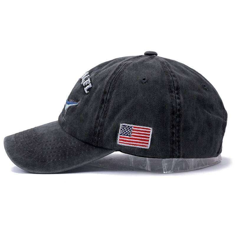 2025 New High Quality Wash Cotton America Flag Shark Men's Baseball Cap Women Snapback Hats For Men Bone Hip Hop Dad Hat Gorras Y260304