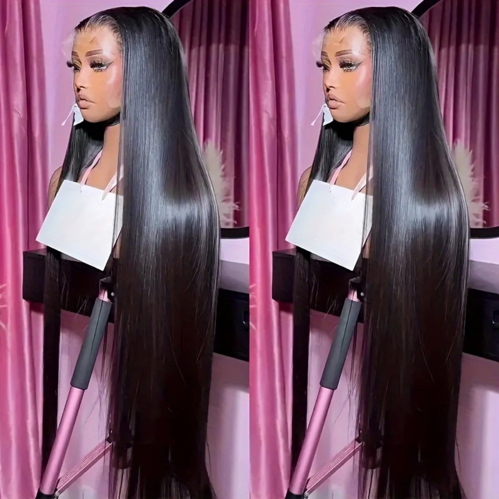 13X6 Hd Lace Frontal Glueless Wig Human Hair Ready To Wear Pre-Cut Lace Wear and Go Glueless Wigs Straight Lace Front Human Hair Wig for Women