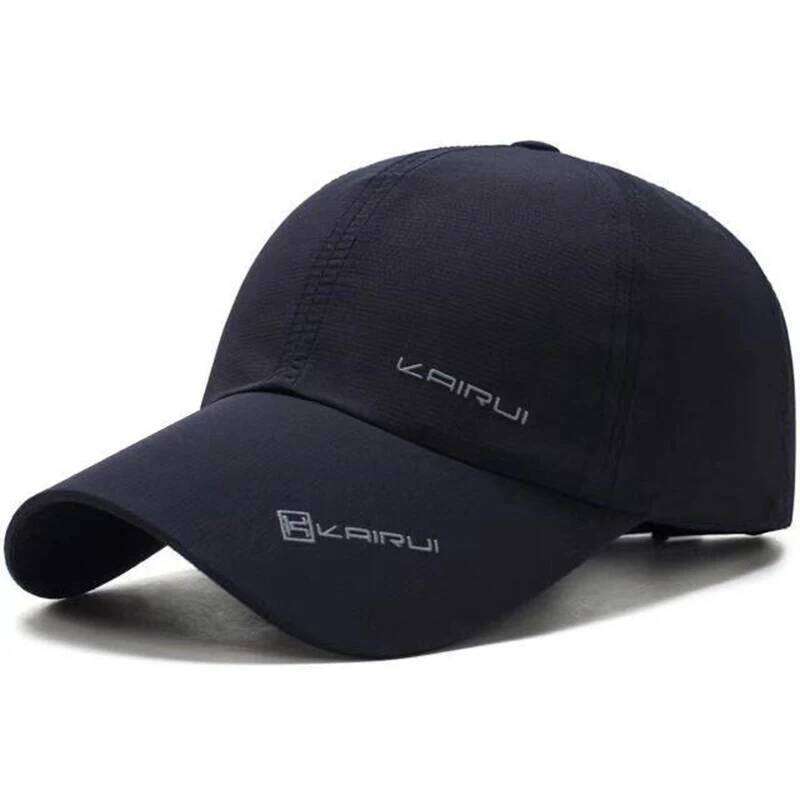Unisex Breathable quick drying Snapback Baseball Caps Spring and Autumn Outdoor Adjustable Casual Hats Sunscreen Hat Y260304