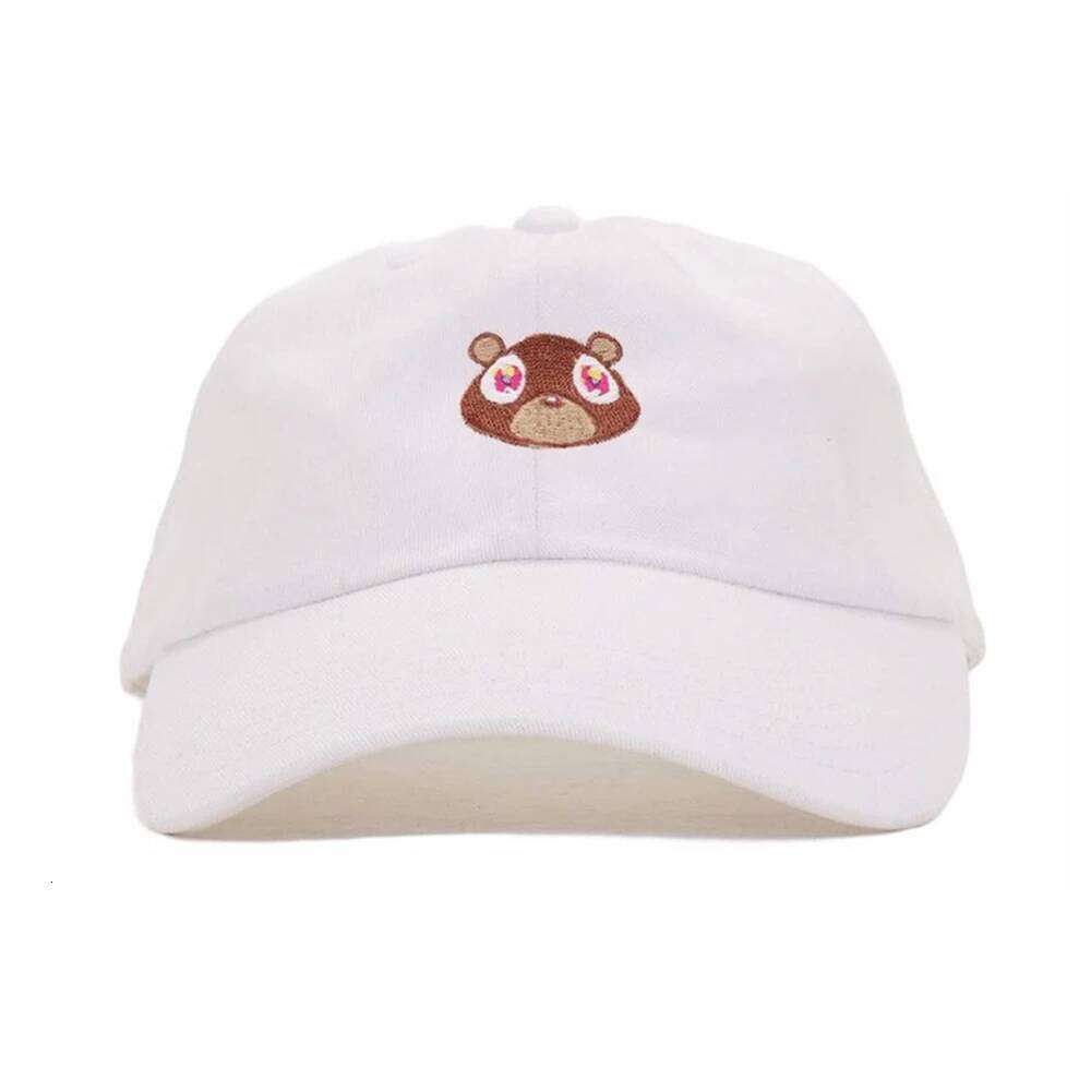 Ye Bear Dad Baseball Cap Unisex Snapback Hip Hop Style Summer Hat For Men Women Y260304