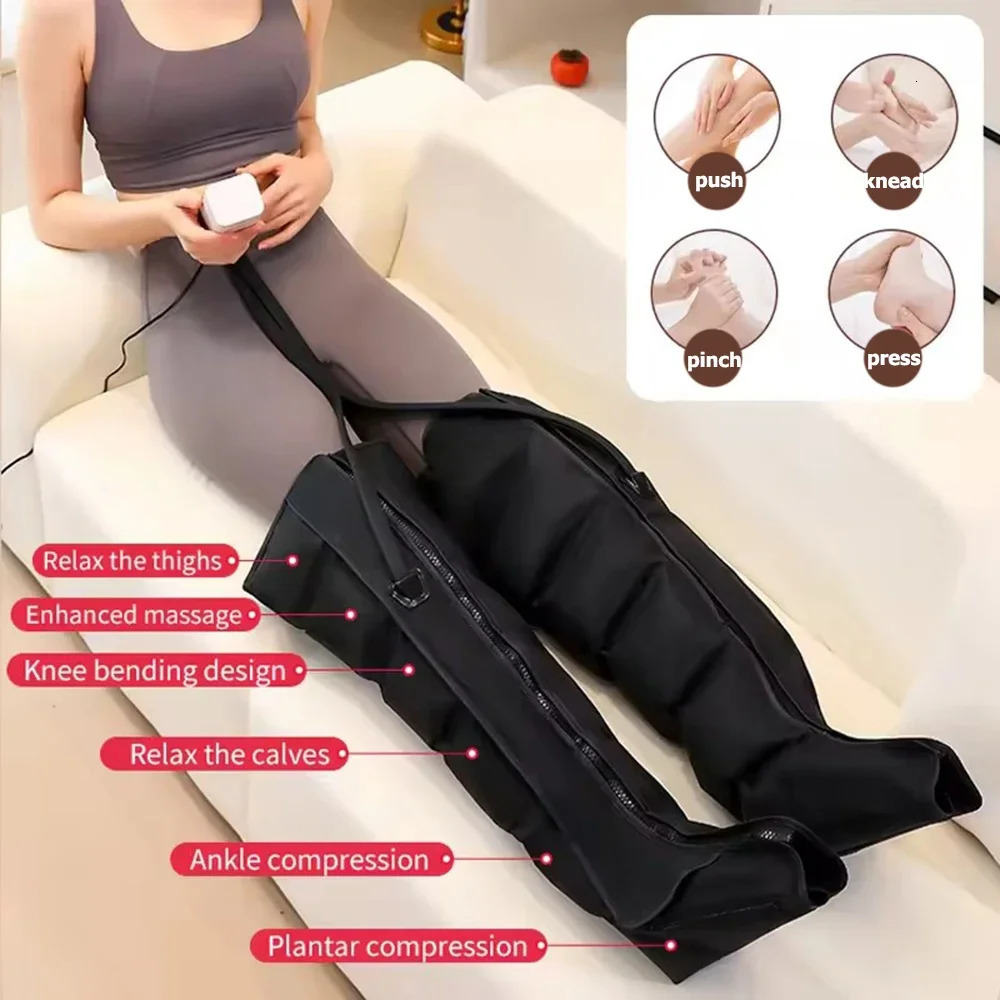 2026 Foot Air Pressure Leg Massager Promotes Blood Circulation Kneading Squeezing Deep Relaxation Muscle With Hand Control 260304