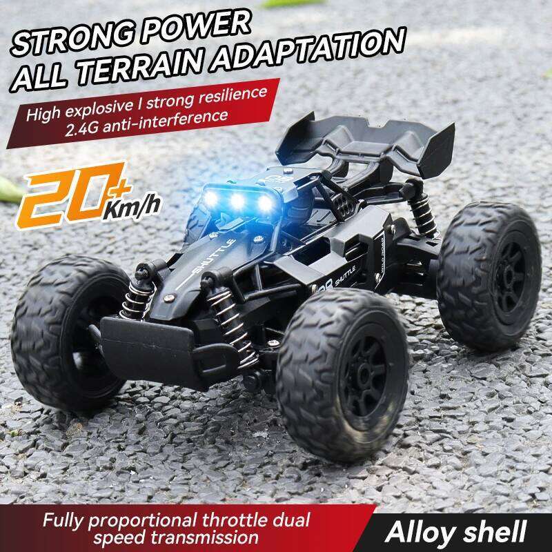 1:32 4WD RC Alloy Off Road 2.4GHZ Remote Control Cars Radio Buggy Truck Racing Drift With LED Lights RTR Vehicle Toys Gifts C260305
