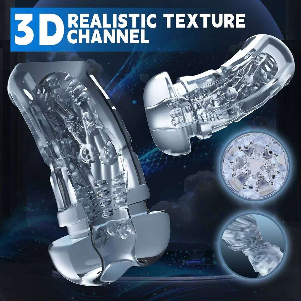 Masturbator Penis Pump Male for Men Rotating Vibrating Sucking Licking Adult Mens Sex Toys Pumps & Enlargers W260305